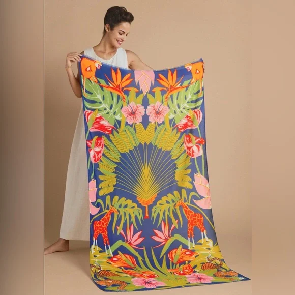 Powder Design Leopard Tropical Jungle Scarf - Picture 3 of 8